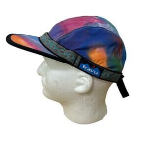 Kavu Synthetic Strap Cap Hat Tie Dye Hiking Outdoor Gorpcore Size Medium GUC